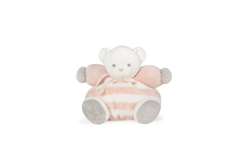Kaloo Bebe Pastel Chubby Bear Peach and Cream" Toy (Medium)