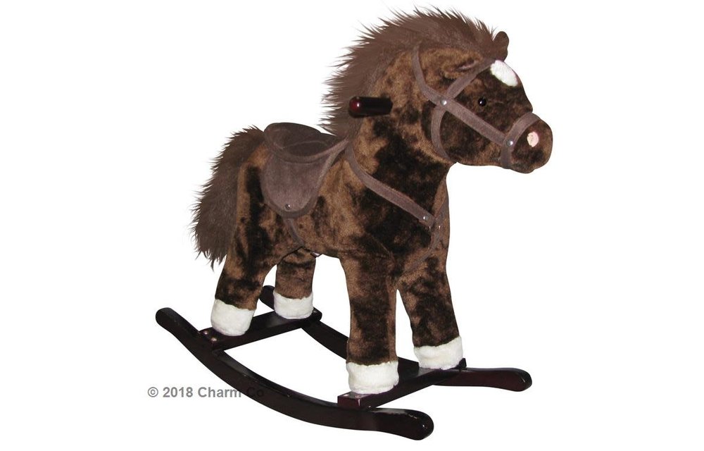 Charm Brown Horse Rocker