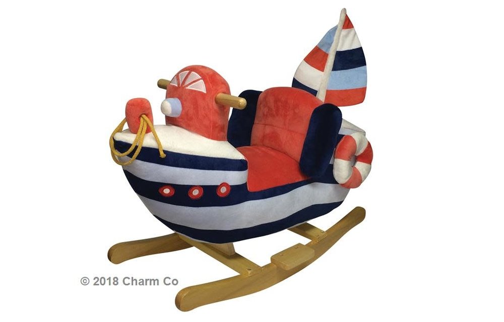 Charm Rocking Sailboat
