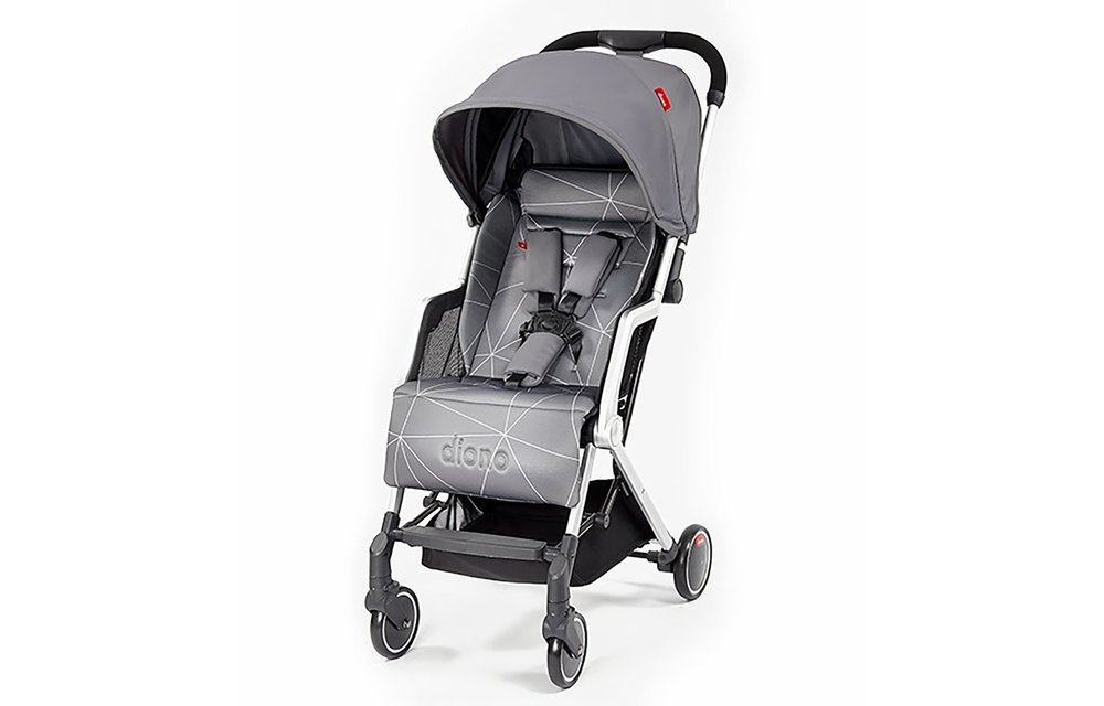 Diono Traverze Editons Compact Stroller In Grey Linear