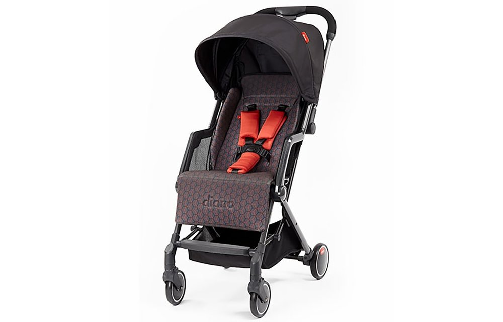 Diono Traverze Editons Compact Stroller In Charcoal Copper Hive