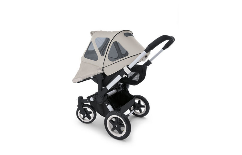 CLOSEOUT!! Bugaboo Donkey Breezy Sun Canopy In Arctic Grey