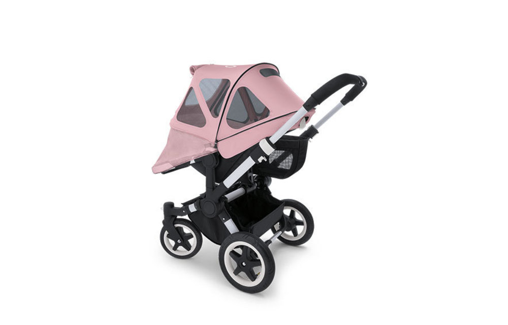 CLOSEOUT!! Bugaboo Donkey Breezy Sun Canopy In Soft Pink