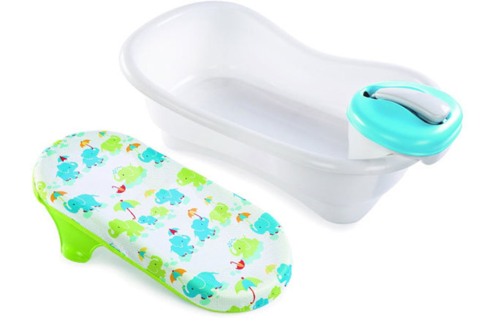 Summer Infant Newborn To Toddler Bath Shower Tub In Blue