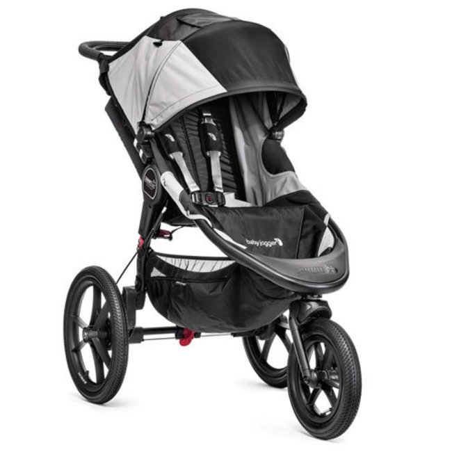 Baby Jogger Summit X3 Single Stroller In Black- Gray