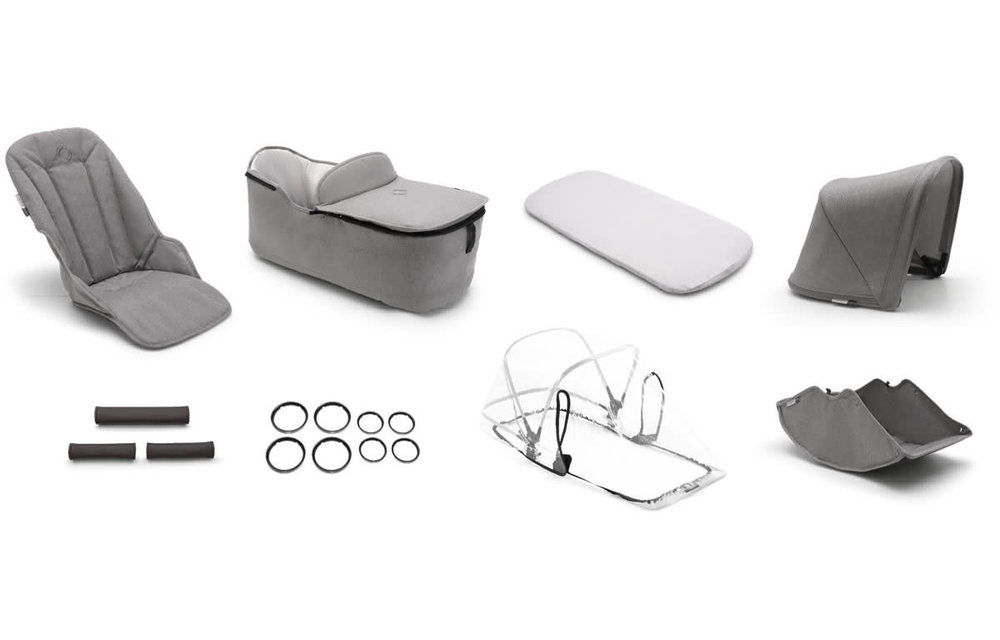 2020 Bugaboo Fox Mineral Style Set In Light Grey