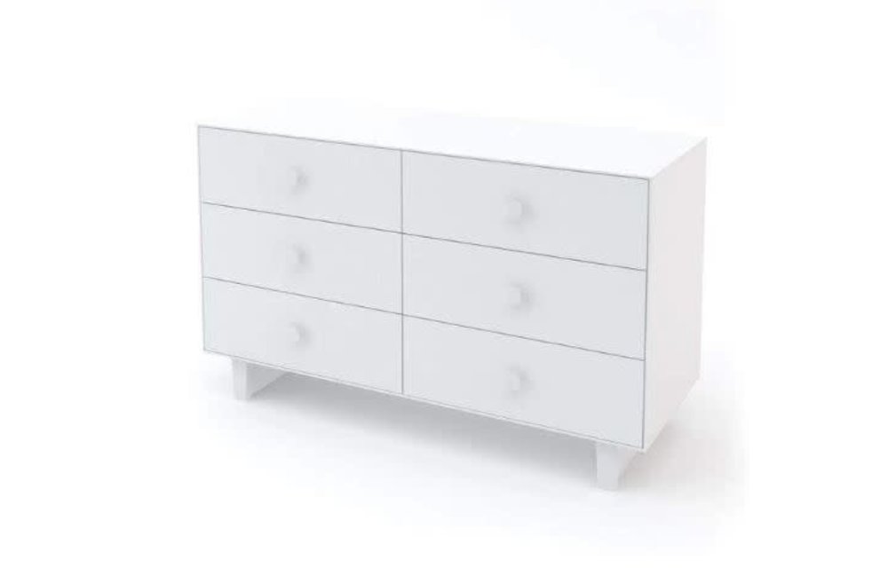 Oeuf Rhea 6 Drawer Dresser In White
