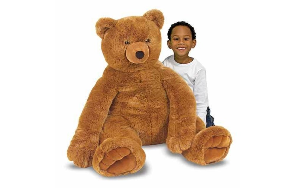 Melissa And Doug Plush Jumbo Brown Teddy Bear