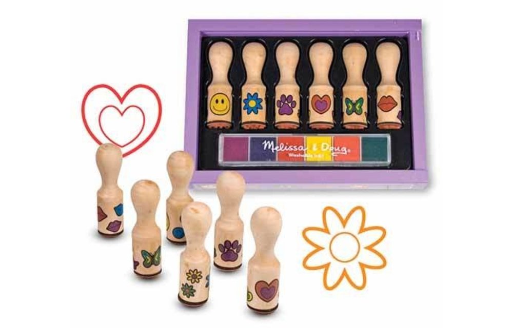Melissa And Doug Happy Handle Stamp Set