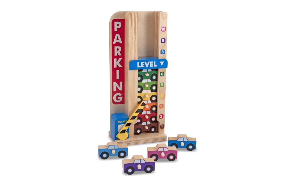 Melissa And Doug Stack And Count Parking Garage