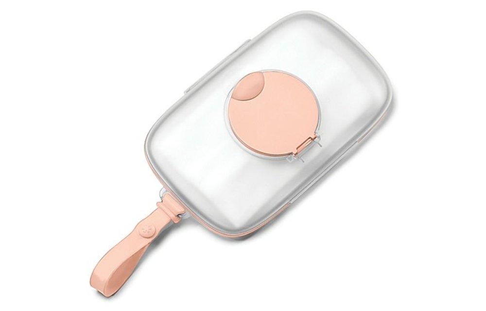 Skip Hop Grab And Go Snug Seal Wipes Case In Blush