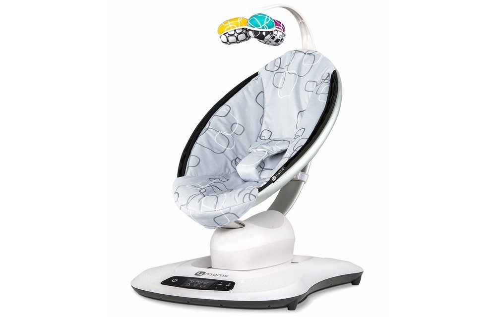 4 Moms Mamaroo Swings Silver Plush
