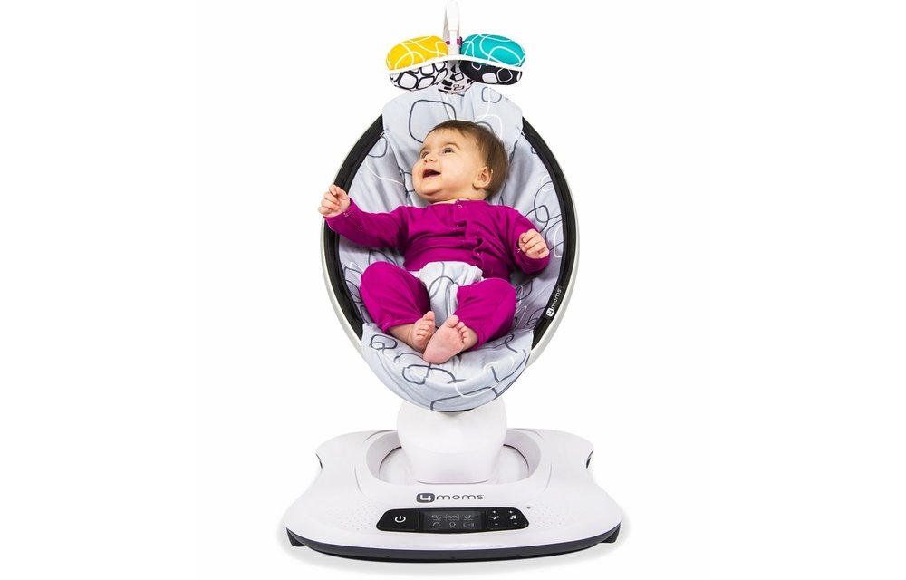 4 Moms Mamaroo Swings Silver Plush