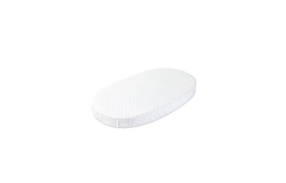 Stokke Sleepi Crib Fitted Sheet In Grey Dotty