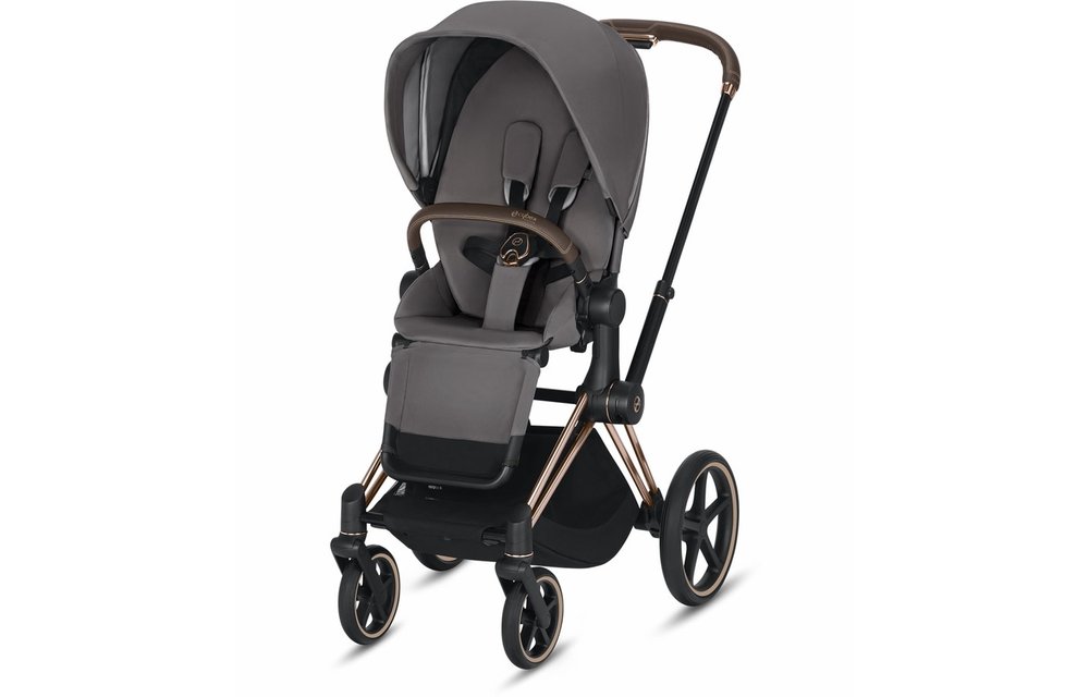 2020 Cybex Priam 3 Stroller - Rose Gold/Manhattan Grey