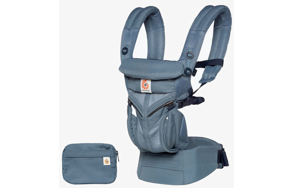 Ergo Baby Omni 360 Cool Air Mesh Baby Carrier All-In Oxford Blue