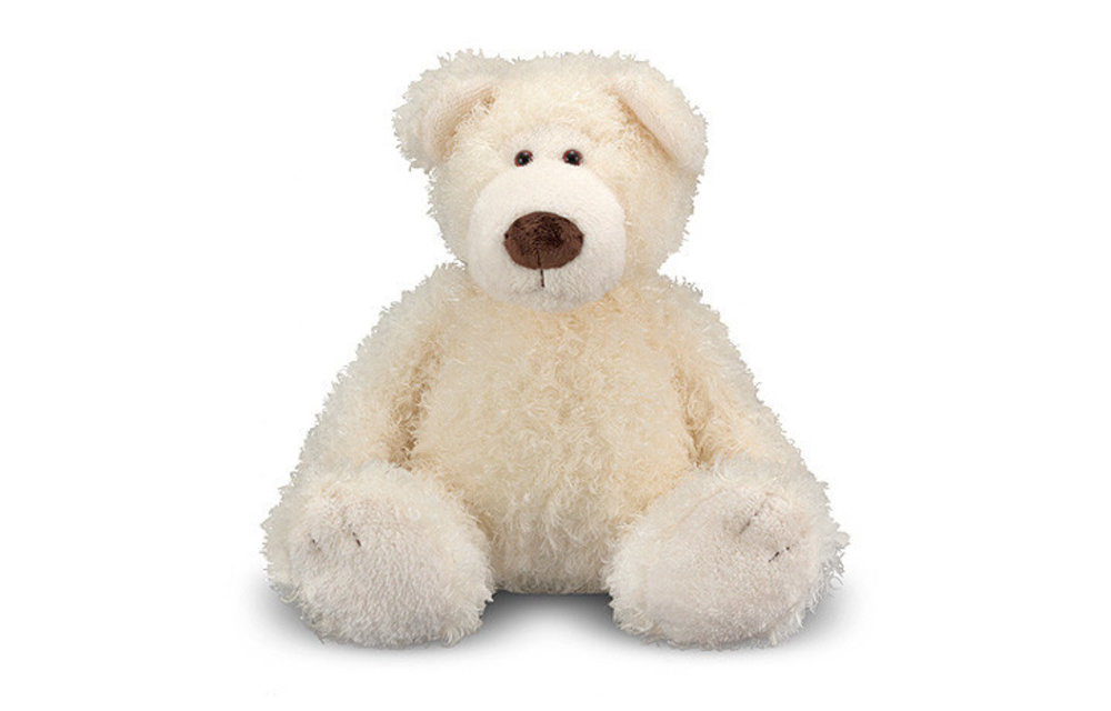Melissa And Doug Big Roscoe Vanilla Teddy Bear Stuffed Animal