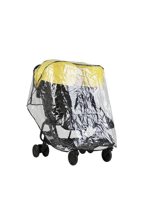 double pushchair rain cover