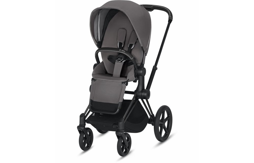 2020 Cybex Priam 3 Stroller - Matte Black/Manhattan Grey