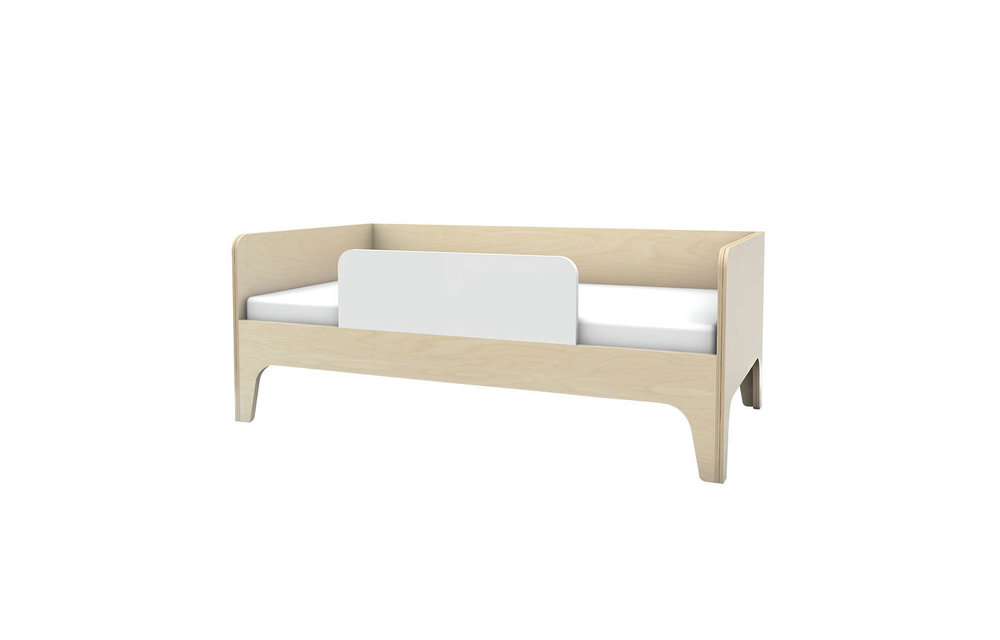 Oeuf Perch Collection Toddler Bed In White/ Birch