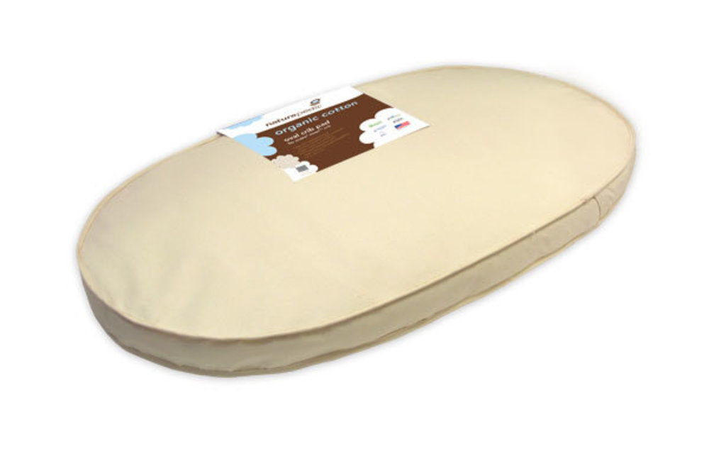 Naturepedic Organic Cotton Crib Mattress Oval Fits Sleepi Crib