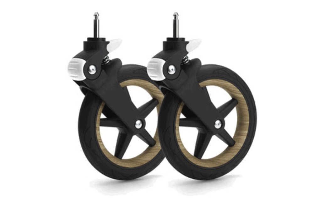Bugaboo Fox Wheel Caps In Wood
