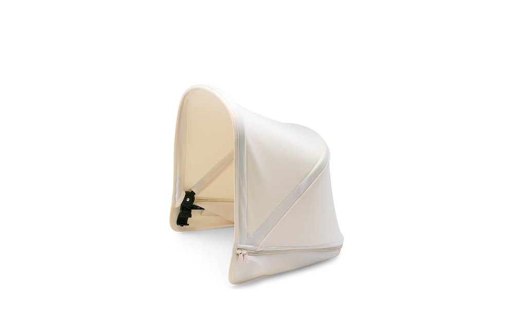 CLOSEOUT!! Bugaboo Donkey2 Extendable Sun Canopy In Fresh White (BOX 3)