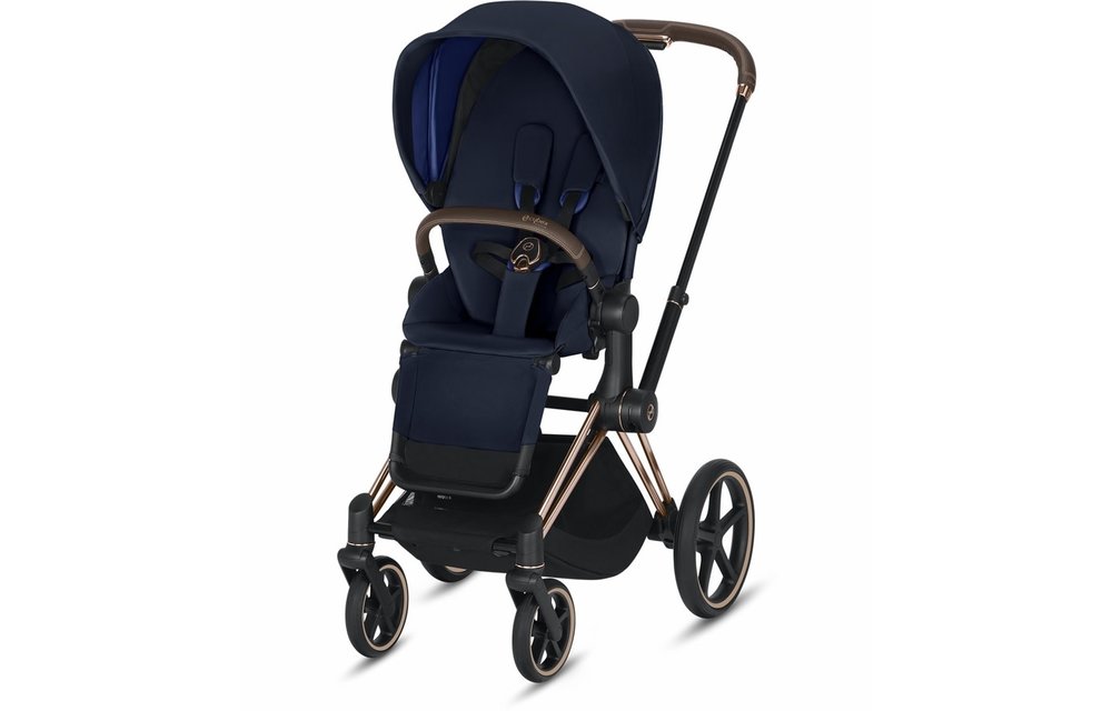 2020 Cybex Priam 3 Stroller - Rose Gold/Indigo Blue