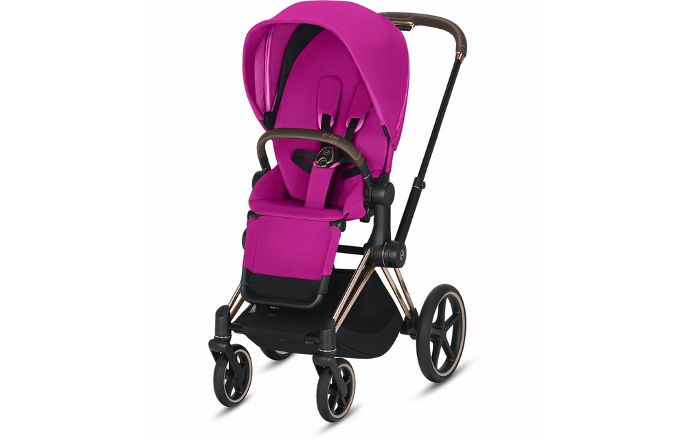 2020 Cybex Priam 3 Stroller - Rose Gold/Fancy Pink