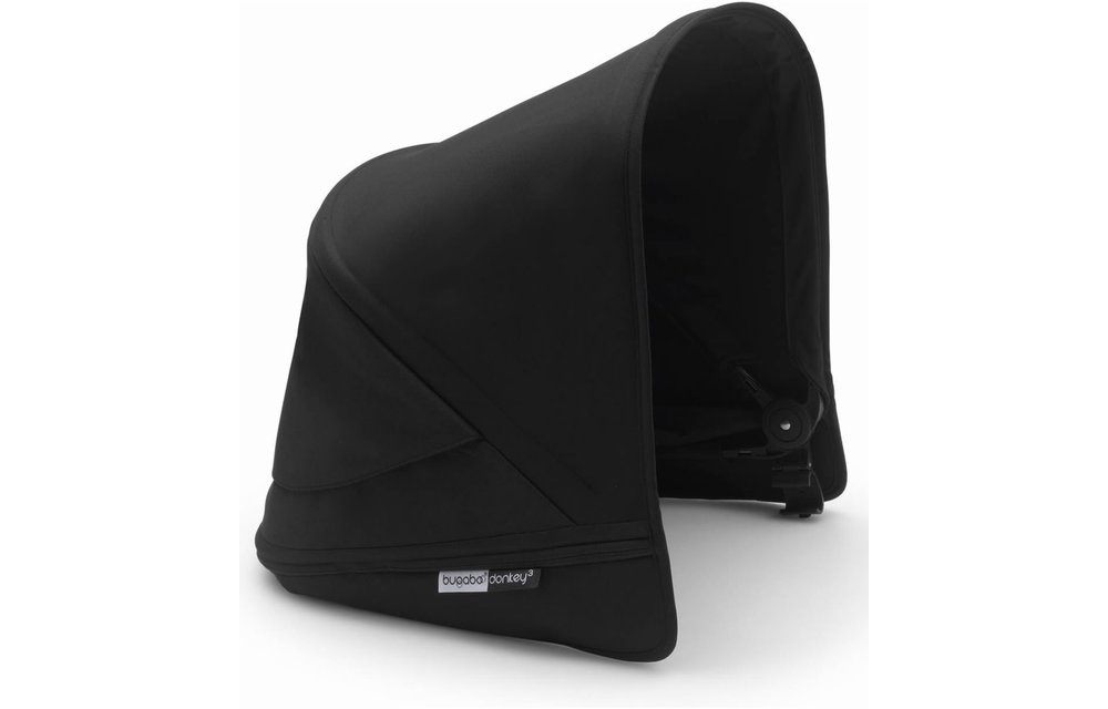 Bugaboo Donkey3 Extendable Sun Canopy With Peek A Boo In Black (BOX 3)