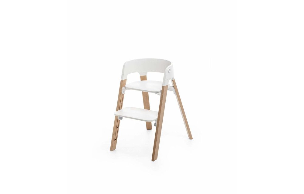 Stokke Steps Complete Natural Legs/White Seat