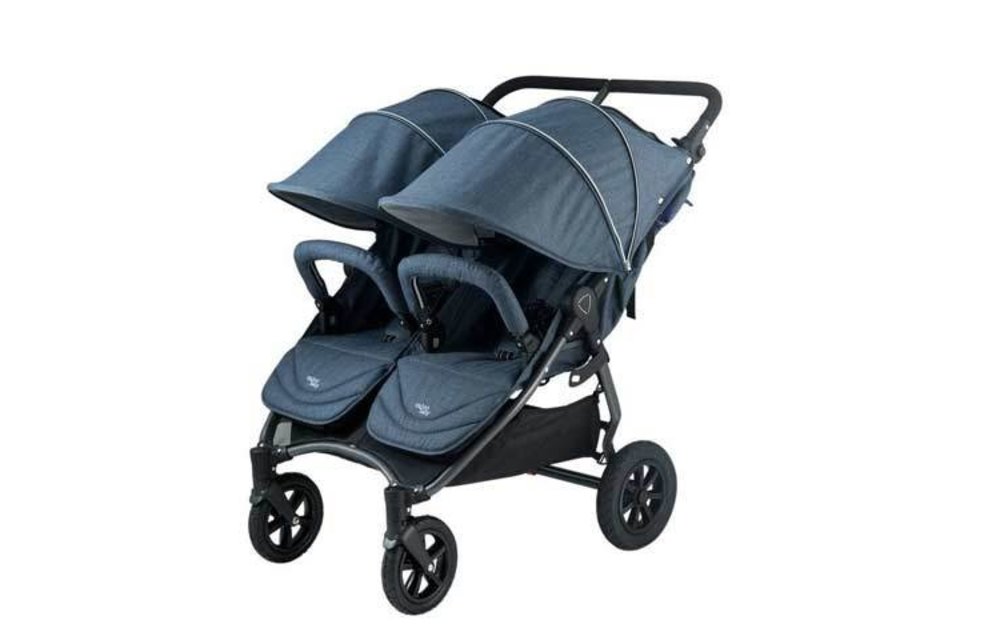Valco Baby Neo Twin Duo In Tailormade Denim Blue