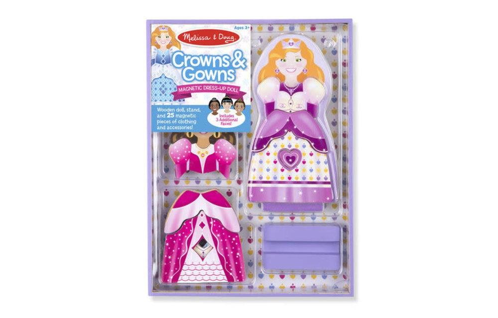 Melissa And Doug Magnetic Dress Up-Crowns And Gowns