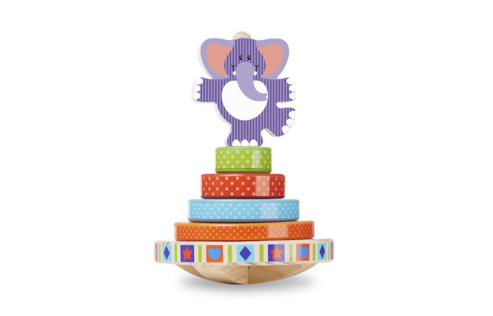 Melissa And Doug First Play Elephant Rocking Stacker