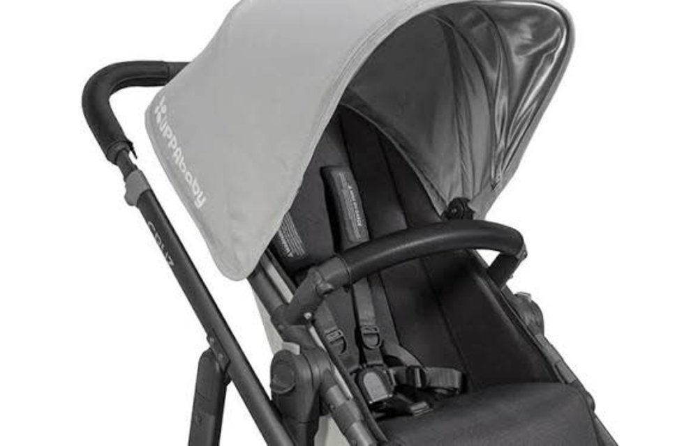 Uppa Baby Leather Bumper Covers-For Vista, Cruz, Rumble Seat In Black