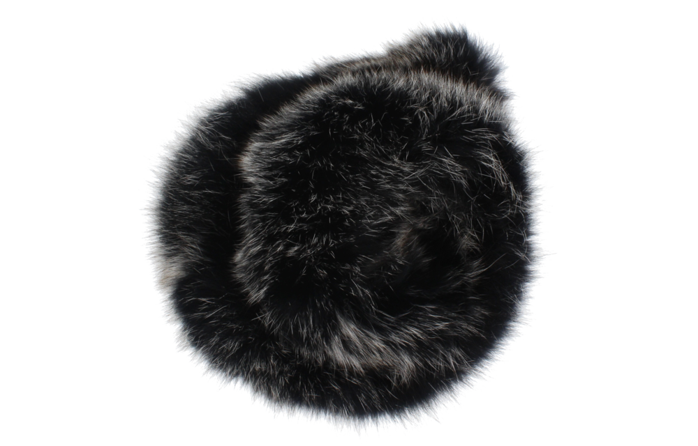 Baby Frr Fur For Stroller In Black And White