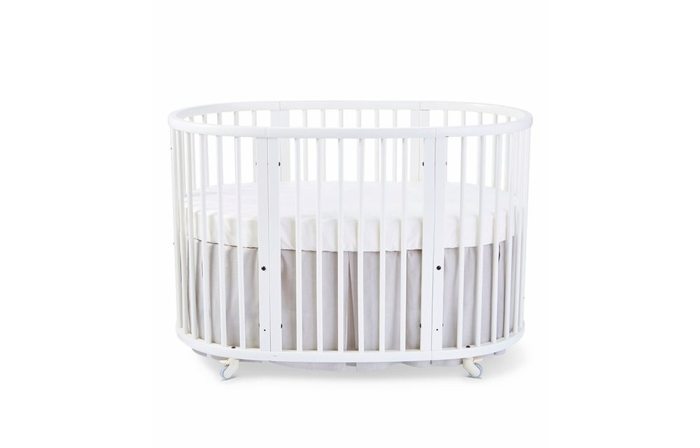 Stokke Sleepi Bed Skirt by Pehr, Grey