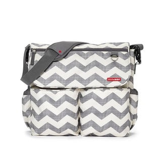 Skip Hop Skip Hop Dash Messenger Diaper Bag In Signature Chevron