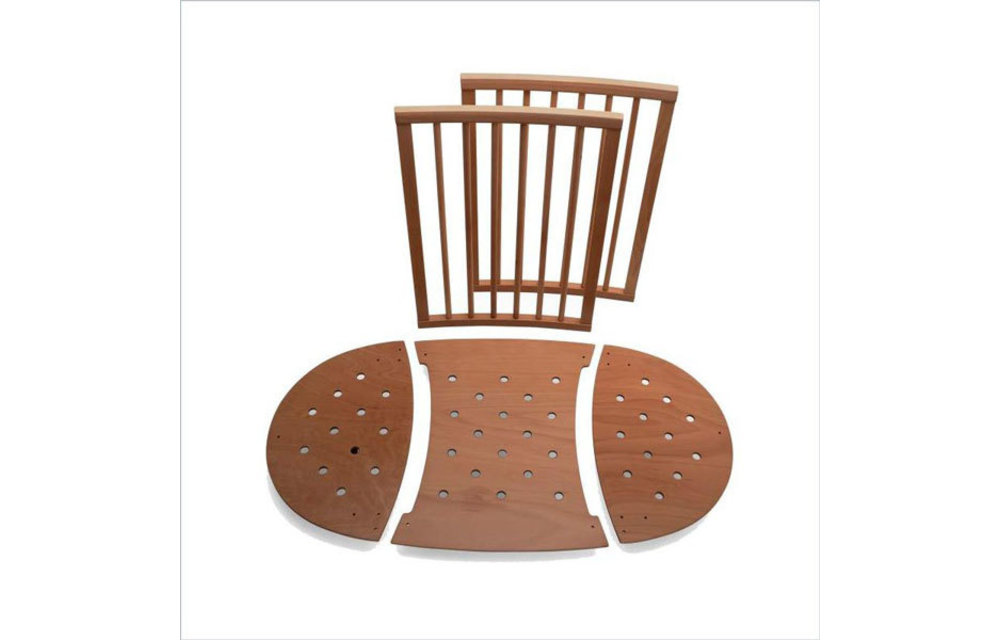 CLOSEOUT!! Stokke Sleepi Bed Extensions To Convert The Mini Crib To A Crib In Walnut Brown