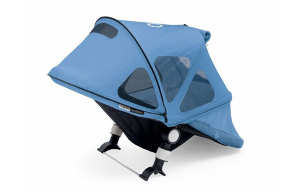 CLOSEOUT!! Bugaboo Cameleon3 Breezy Sun Canopy In Ice Blue