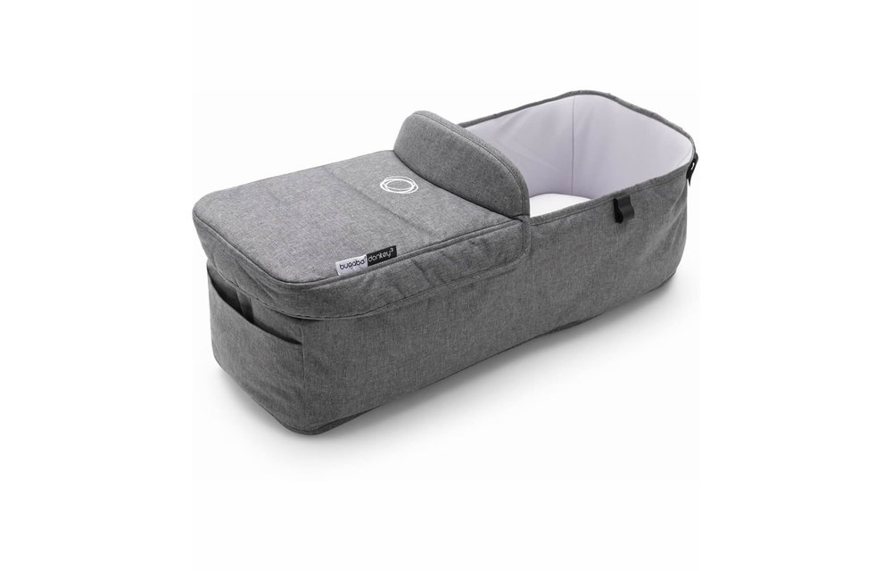 Bugaboo Donkey3 Bassinet Fabric Complete In Grey Melange (BOX 6)
