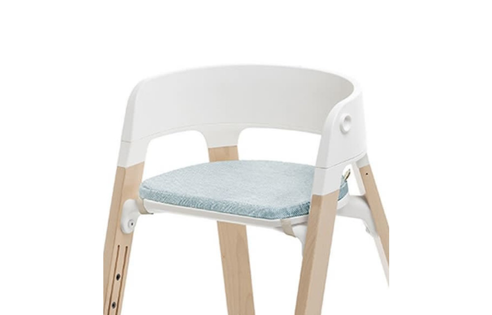 Stokke Steps Chair Cushion In Jade Twill