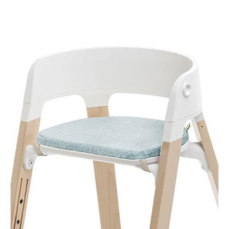 Stokke Stokke Steps Chair Cushion In Jade Twill