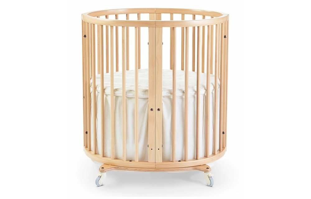 Stokke Sleepi Mini Bed Skirt by Pehr, Natural