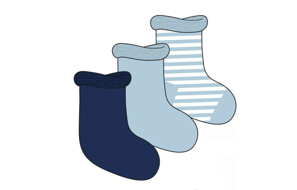 Play Tots Infant Socks 3 In A Pack 0-3 Months In Blue