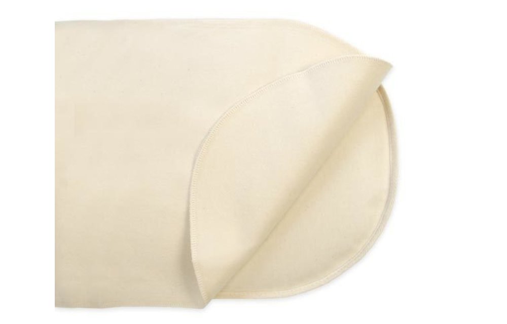 CLOSEOUT!! Naturepedic Non Waterproof Organic Cotton Flannel Pad - Crib Flat