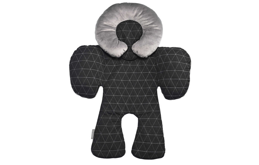 JJ Cole Reversible Body Support In Black Triangle Stitch