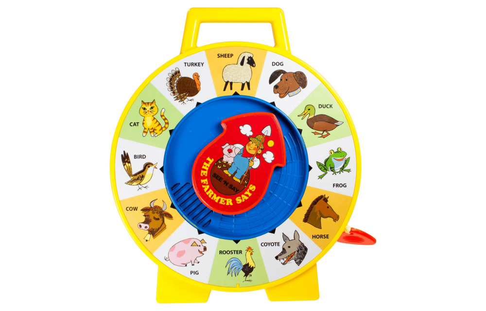 Fisher Price Classic Farmer Says See 'n Say