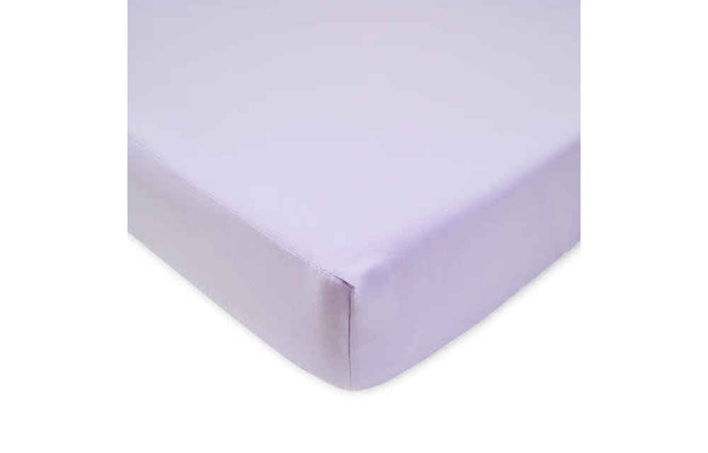 American Baby Knit Crib Sheet In Lavendar