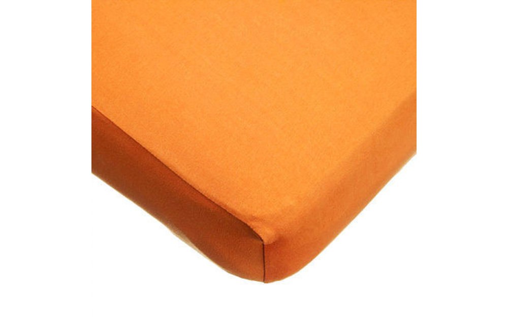 American Baby Knit Crib Sheet In Orange